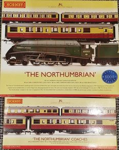 Hornby R2435 The Northumbrian Train Pack plus coach pack, Used, Mint,