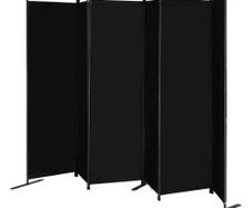Room Divider, 6 Panels Room Divider, Folding Privacy Screen and Portable Partition Divider for Room Separation,
