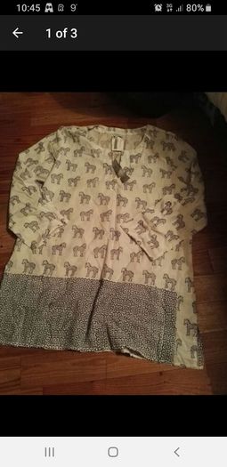 Zebra Print Top