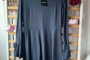 dress Bnwt navy jersey long sleeve mini dress size 10/12