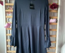 dress Bnwt navy jersey long sleeve mini dress size 10/12