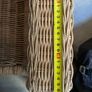 Pair of rattan storage bench Image 4