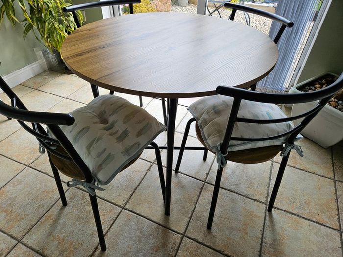 Table and chairs