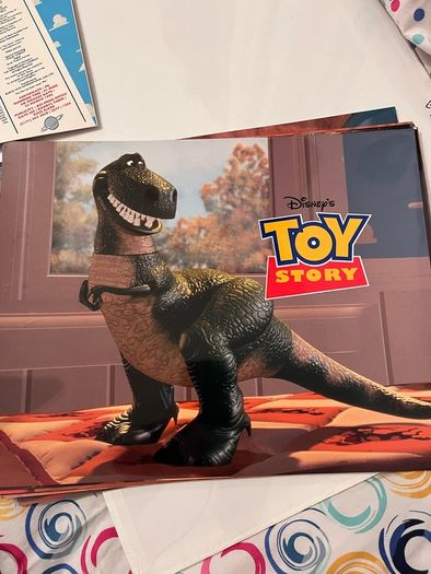 Toy Story Original Cinema Banner and Lobby Photos. Very Big. Rectangular