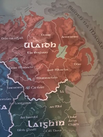 Gaeilge - Map of Ireland