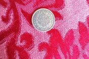 1841 India Silver Two Annas Coin