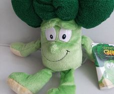 New brocoli soft toy with tags