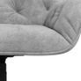Office Chair Desk Chair Computer Chair, Height Adjustable, Velvet-Look, Grey Image 3