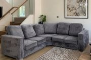 Ez living Beige/brown Recliner Corner sofa Modular L shaped couch