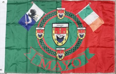 Mayo Connacht Ireland GAA flag 3ft x 2ft.