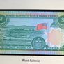 Western Samoa Banknote 1 Tala 1980 A (00) Series Low Number Uncirculated Image 2