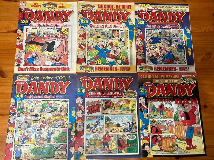 Comics: 'The Dandy' 2000,2001 and 2002 (37 numbers)