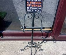Mensa Toilet Roll Holder (Please Read)