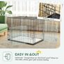 Dog Crate Medium Large Dogs 91cm X 62 X 68cm, Black Range Sizes Image 6