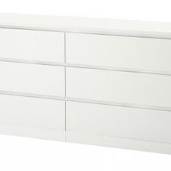 MALM Chest of 6 drawers