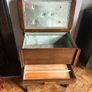 Oak side table / Sewing trolley. Image 2
