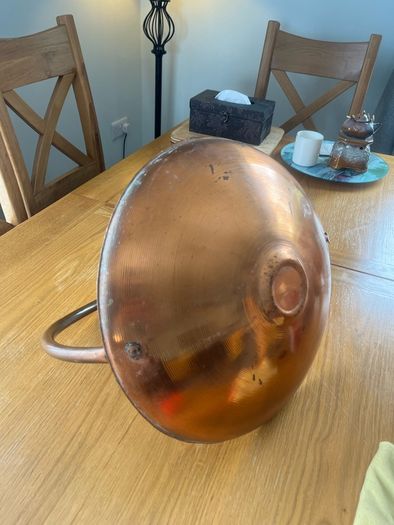 Vintage Copper Basket/Fruit Bowl