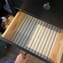 Black five-drawer chest of drawers Image 4