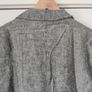 Pure Linen Blazer Men, Size M (Asian XL) Grey Image 7