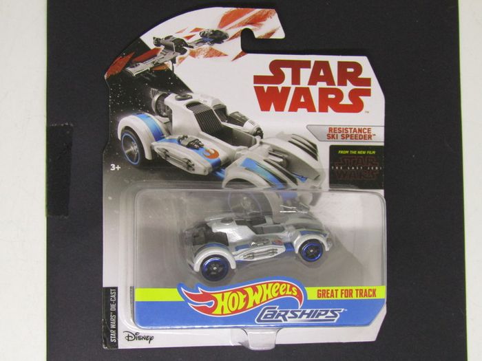 Hot Wheels Star Wars Carships Resistance Ski Speeder Die-Cast Collectors Model Brand New Factory Sealed
