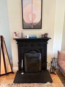 Cast iron fireplace, Victorian style