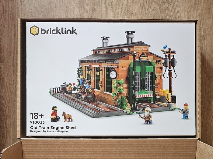 Lego Bricklink Designer Program 910033 Old Train Engine Shed