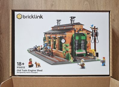 Lego Bricklink Designer Program 910033 Old Train Engine Shed