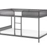 TUFFING Bunk bed frame, dark grey, 90x200 cm Image 4