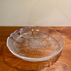 Vintage Arcoroc Flower Plate Dish, France 60s/70s