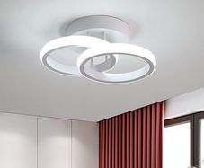 Modern LED Ceiling Light,6000K Cool White 22W Ceiling Lights, Nordic Simple Design Round Shape Ceiling Lamp for Bedroom, Hallway, Study, Office, Kitchen,Corridor Ceiling Lighting, 220V (FREE POSTAGE)