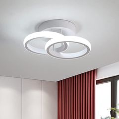 Modern LED Ceiling Light,6000K Cool White 22W Ceiling Lights, Nordic Simple Design Round Shape Ceiling Lamp for Bedroom, Hallway, Study, Office, Kitchen,Corridor Ceiling Lighting, 220V (FREE POSTAGE)