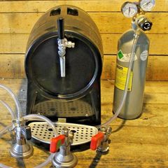 Complete Beer Dispensing System Partyfass BT 40 with Flow-Through Cooler