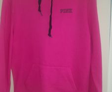 ladies deep pink PINK hoodie
