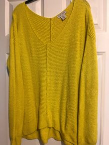 Ruby Moon neon yellow jumper