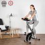 F-Bike, bicycle trainer, home trainer, foldable fitness bike, integrated training computer, hand pulse sensors, foldable, 8 resistance levels (FREE POSTAGE) Image 6