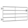 5 Bar Field Gate Steel (95-170)x90 cm Silver Image 3
