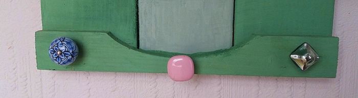 Rustic Floating Shelf / Coat Rack with hooks.