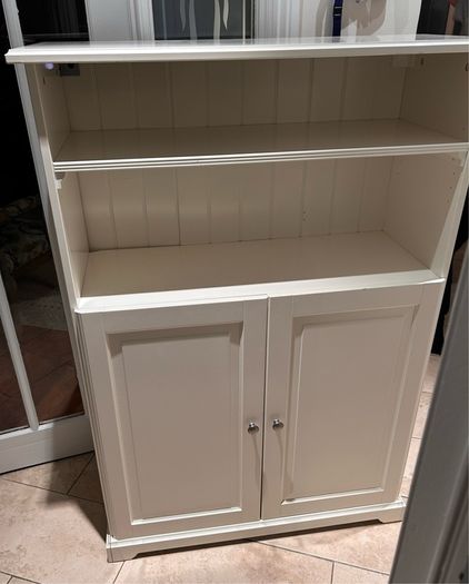 White Storage Cabinet / Bookcase