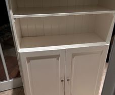 White Storage Cabinet / Bookcase