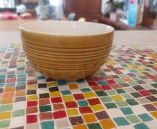 Fabulous Vintage and Iconic Celtic Atlantis Open Sugar Bowl in the Golden Yellow Glaze