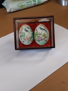 Eggs handpainted