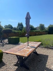 large outdoor table