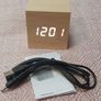 Alarm Clock Mini Cube LED Digital - For Sale Image 2