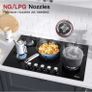 Glass Gas Hob 5 burners Image 7