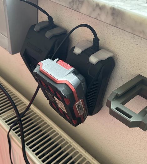 Parkside Battery Charger Holder / Mount (free postage Irl)