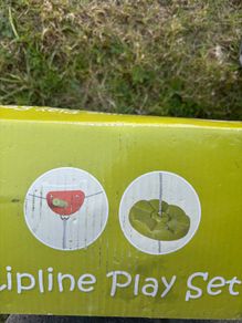 Zip line (18m )never used.