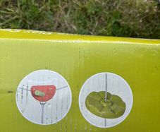 Zip line (18m )never used.