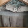 M&S wool and cashmere mix light taupe longline coat with detachable luxurious faux fur collar Sz 12 L (Fit 14-16UK) Image 7