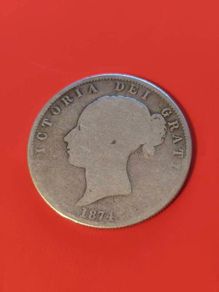 Victoria young head silver half-crown