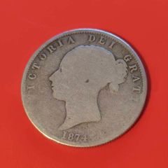 Victoria young head silver half-crown